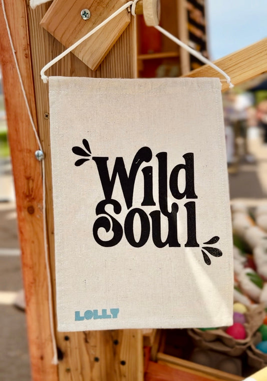 Wild Soul Canvas Pennant